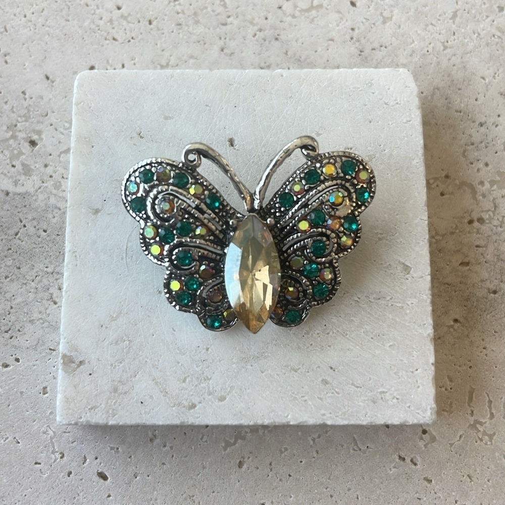 Small butterfly brooch